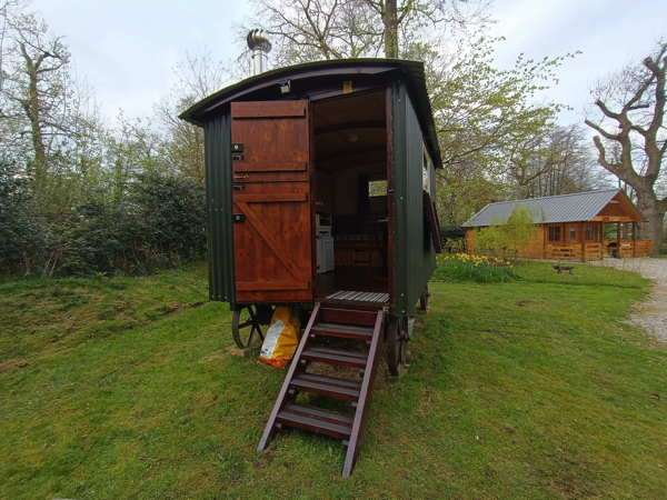 Shepherd's Hut front view