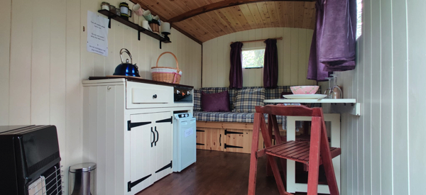 Shepherd's Hut room view